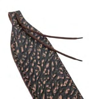 Buffalo Print Leather Sling with Thumbhole, image 2