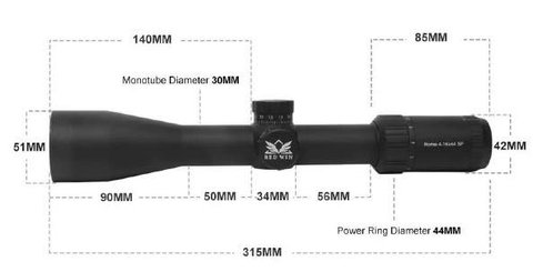 Redwin Rome RW2 4-16x44 SF Riflescope, image 2
