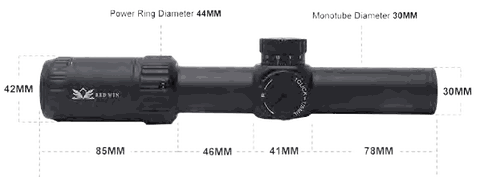 Redwin Torero 1-6x24 IR Riflescope, image 5