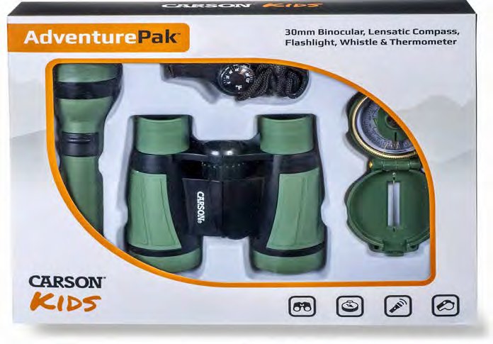 Carson HU-401 AdventurePak Kids Binocular Kit