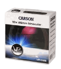 Carson VP025 10x25 Compact Binoculars, image 2