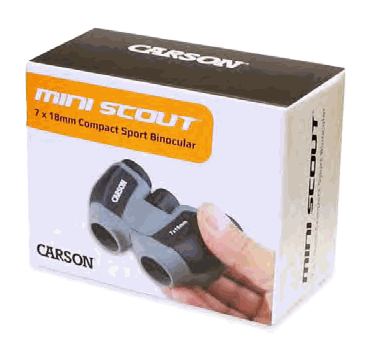 Carson JD Series JD718 7x18 Ultra Compact Binoculars, image 4