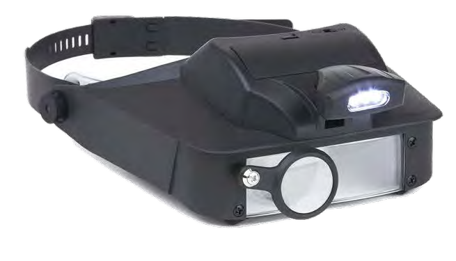 Carson LumiVisor LV-10 Head-Worn Magnifier with LED Light