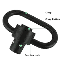 Push Swivel Sling Single Point Adaptor