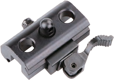 Weaver/Picatinny to Butt Stud Bipod Adaptor with QD Lock