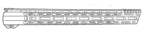 Tacband G19M Standard M-Lok Handguard, image 2