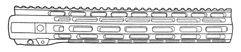 Tacband G21M S-SLIM Super Slim M-Lok Handguard (AR-10 / .308), image 2