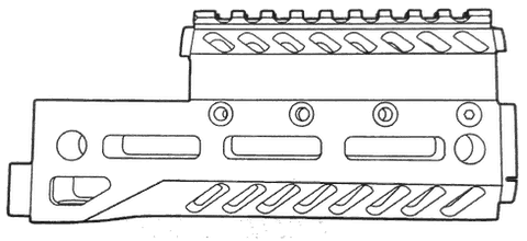 Tacband G18AKM Drop-In M-Lok Handguard (AK47 / RU and US), image 2