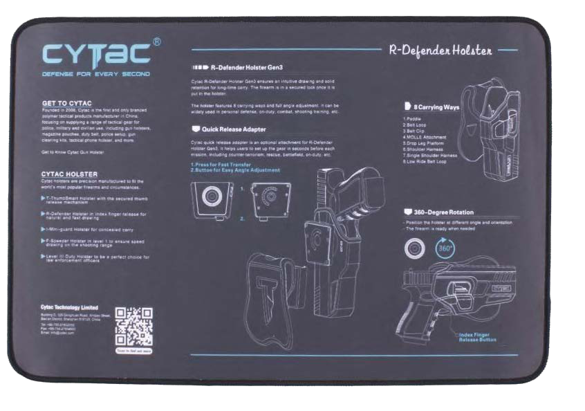 Cytac Gun Cleaning Tool Mat