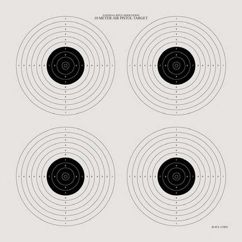 Multi-Bull Airgun Bull Targets, 4 Aiming Circles