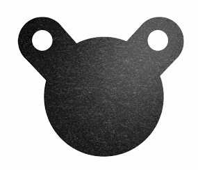 AR500 Steel Shooting Gong, image 2
