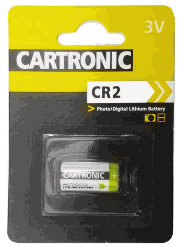 Cartronic CR2 Lithium Battery