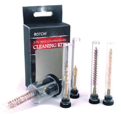 Rotchi 5-PC Rifle Cleaning Kit with Chamber Brush