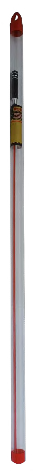 Rotchi PVC Steel One Piece Long Rod with Aluminum Handle