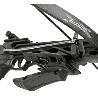 Alligator Self-Cocking Pistol Recurve Crossbow with Adjustable Stock, image 4
