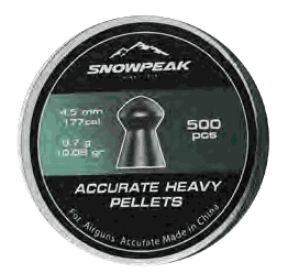 Snowpeak Accurate Heavy Pellets 4.5 mm