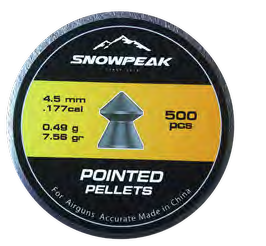 Snowpeak Pointed Pellets 4.5 mm