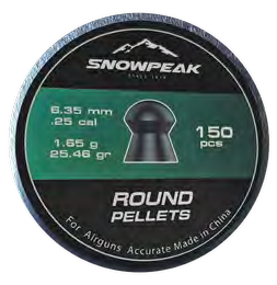 Snowpeak Round Pellets 6.35 mm