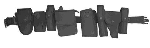 Heavy Duty Tactical Pouch Belt with Various Pouches