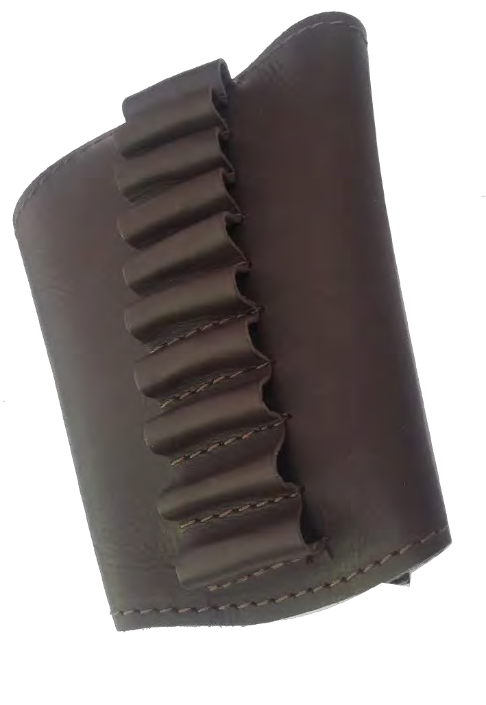 Leather Buttstock Shell Holder