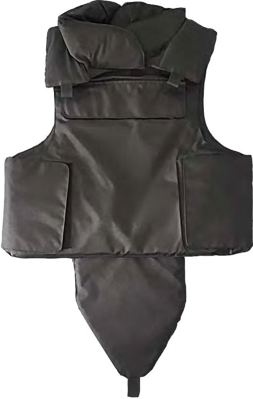 Level IIIA Concealable Bulletproof Soft Armour Vest