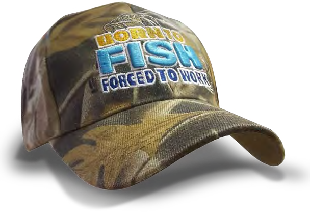 Born to Fish Autumn Camo Cap