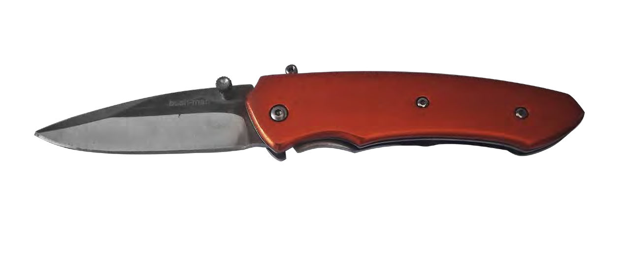 Bright Orange Folding Knife