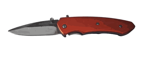 Bright Orange Folding Knife