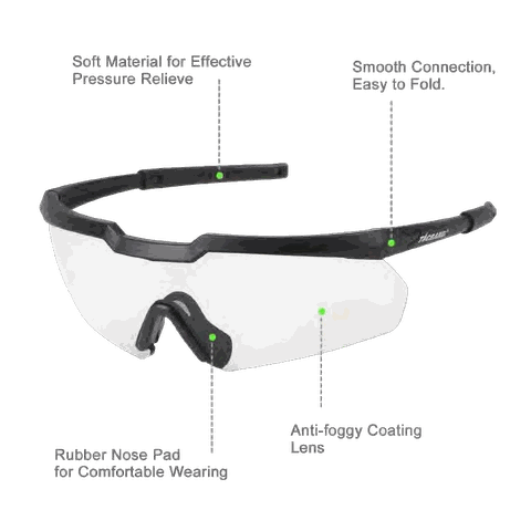 Tacband Safety Shooting Glasses, image 2