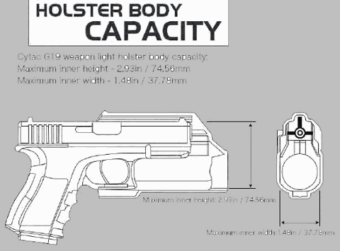Cytac Glock Light Bearing Holster, image 5