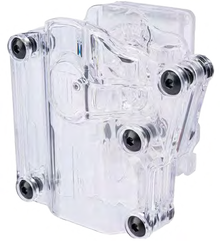 Cytac Universal Mega-Fit Transparent Holster With Belt Clip